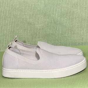 Banana Republic Womens Grey Recycled Knit Slip On Casual Sneaker Shoes Sz US6.5M